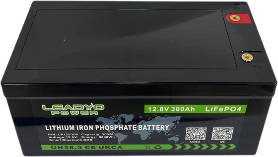 Купить Умный Bluetooth 12.8V LiFePO4 батарея 12V 300Ah перезаряжаемые батареи с корпусом IP66 ABS онлайн изготовление