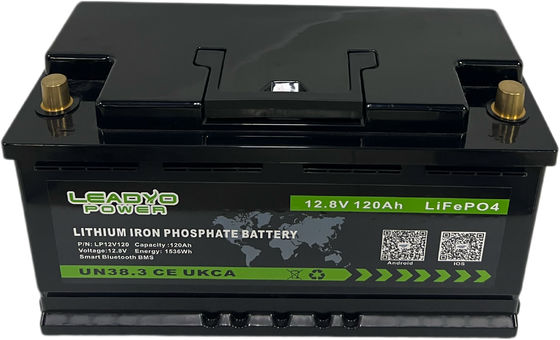 Собственная личность нагревая литий-ионные аккумуляторы 12V 120Ah LiFePO4 для солнечной системы motorhome каравана RV