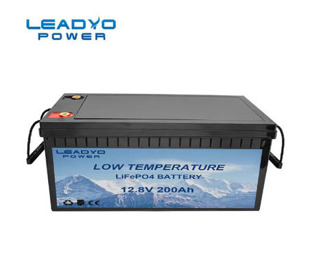 Батареи батареи 12V 200Ah LiFePO4 перезаряжаемые иона лития низкой температуры морские с функцией Само-топления