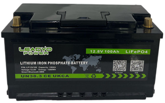 Купить 12В 100AH глубокий цикл Lifepo4 аккумулятор с поддержкой Bluetooth / LCD онлайн изготовление