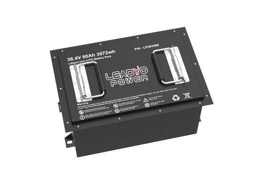 Литийный гольф-кошелек 36V 38.4V 80Ah LiFePO4 LFP аккумулятор с LCD LED дисплеем / зарядным устройством