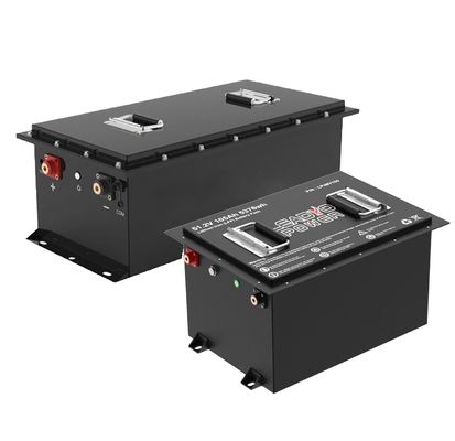Купить Smart CANBUS RS485 LiFePO4 Golf Cart 48V 51.2V 150Ah Литий железный LFP батареи с LCD LED дисплеем / зарядным устройством онлайн изготовление
