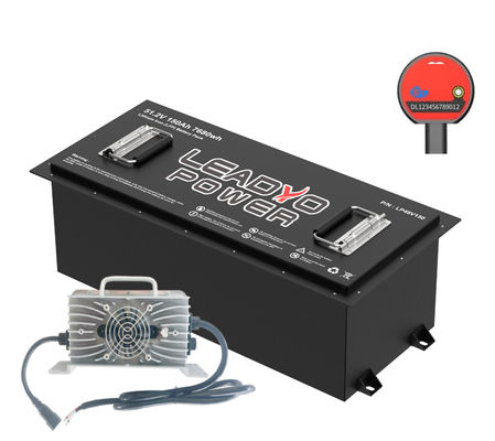 Купить LiFePO4 Golf Cart 48V 150Ah 51.2V Литийная батарея 250A 260A/50S 520A/10S онлайн изготовление