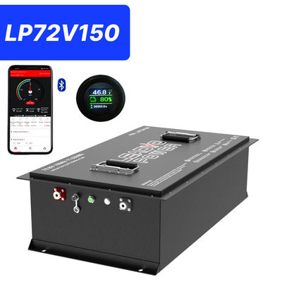 Купить 72V 150Ah 76.8V LiFePO4 Аккумулятор для гольф-коляски W/h Bluetooth и LCD дисплей онлайн изготовление