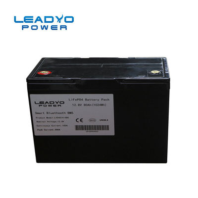 Батареи шлюпки батарей Lifepo4 12V 80Ah глубокого цикла морские морские