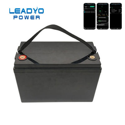 Купить батарея цикла Lifepo4 RV батареи 12V 100Ah Leadyo глубокая с ПРИЛОЖЕНИЕМ монитора онлайн изготовление