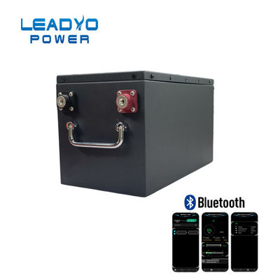 Блок батарей 12V 100ah цикла Lifepo4 батареи лития Bluetooth случая металла глубокий