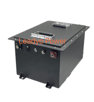 Сильнотоковая батарея 48V 100Ah 200A LiFePO4 тележки гольфа лития с дисплеем LCD