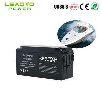 Хорошая цена Батареи цикла батареи 12V 200Ah LiFePO4 перезаряжаемые иона лития IP66 морские глубокие с умным приложением онлайн