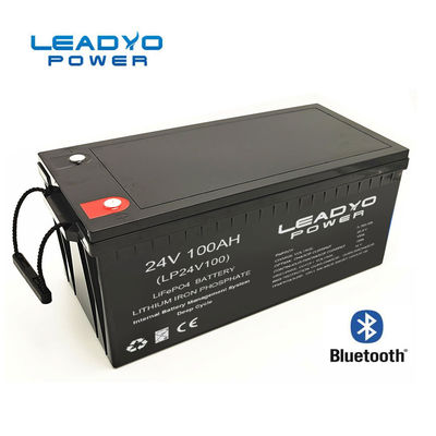 Хорошая цена Батареи цикла Lifepo4 батареи 24v 100Ah умного иона лития морские глубокие для яхт шлюпки с Bluetooth онлайн
