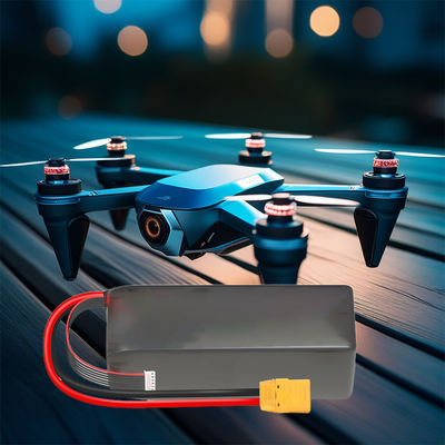 Хорошая цена LiPo 6S 22.2V 27Ah 10C Полутвердое грузовое БПЛА Дрон VTOL RC Литий-ионная батарея онлайн