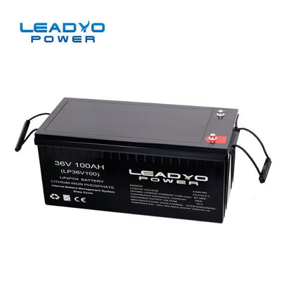 Батарея фосфорнокислого железа LFP лития батареи 100Ah мотора лития LEADYO 36V Trolling