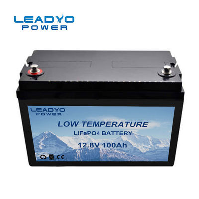 Низкий блок батарей 100Ah 12v лития температуры LiFePO4 перезаряжаемые