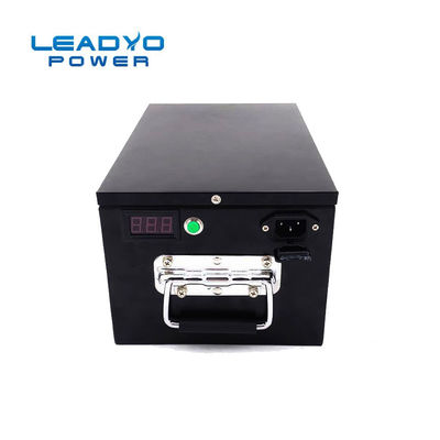 случай батареи тележки гольфа 48V 50Ah LiFePO4 прочный стальной с ручкой